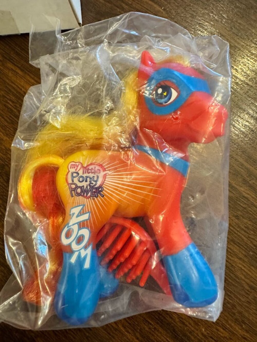 My Little Pony 2007 SDCC Exclusive “Kapow/Pow” Superhero Pony – Red Limited Ed.